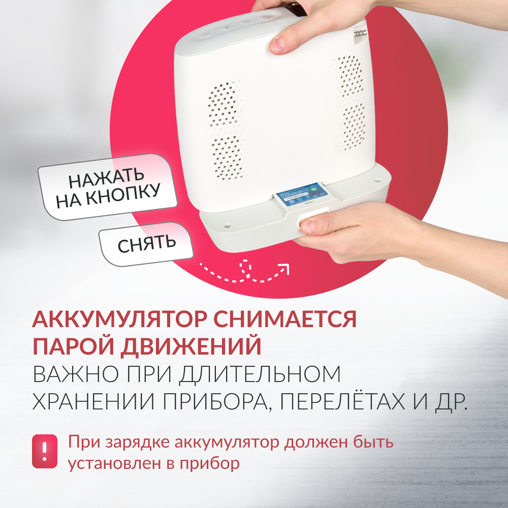 Концентратор кислорода Армед F1 <span>Портативный</span>